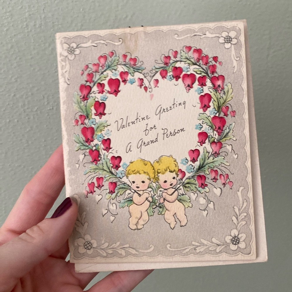 Vintage Valentine’s Day card